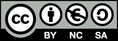 Logotipo Creative Commons CC BY NC SA